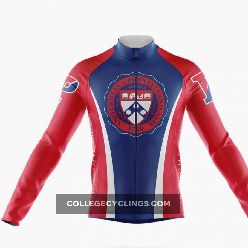 University of Pennsylvania Long Sleeve Cycling Jersey
