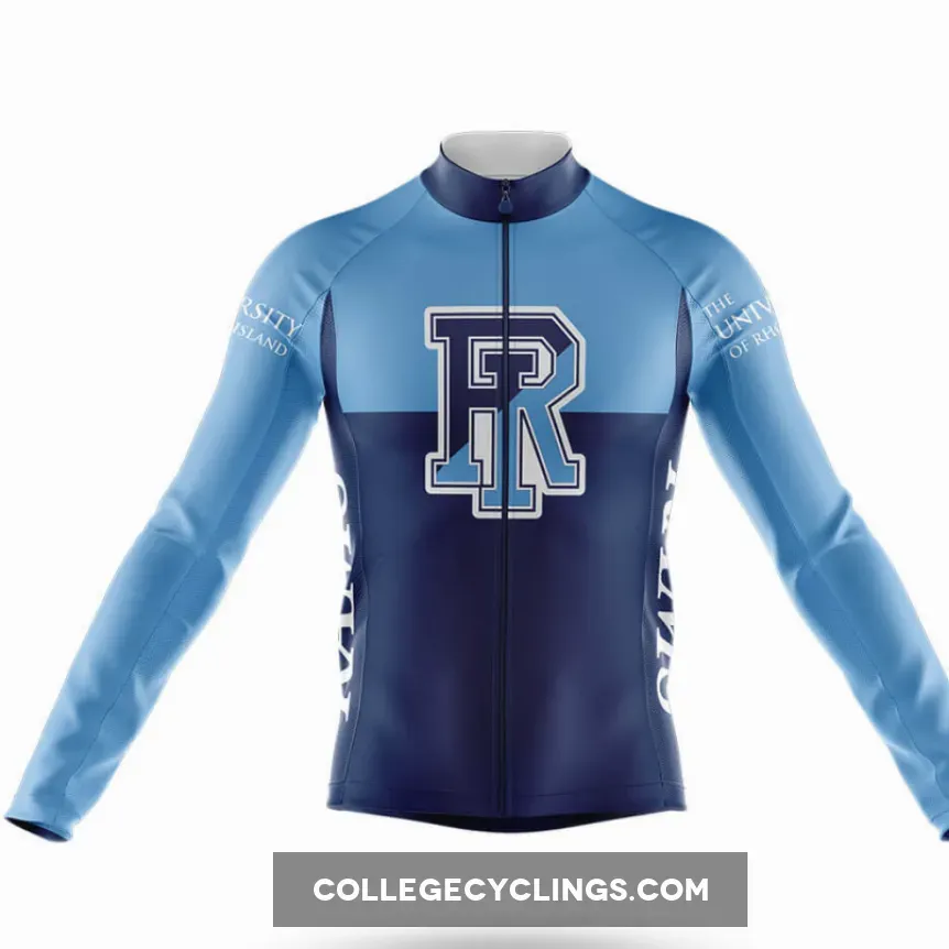 University of Rhode Island Long Sleeve Cycling Jersey Ver.2