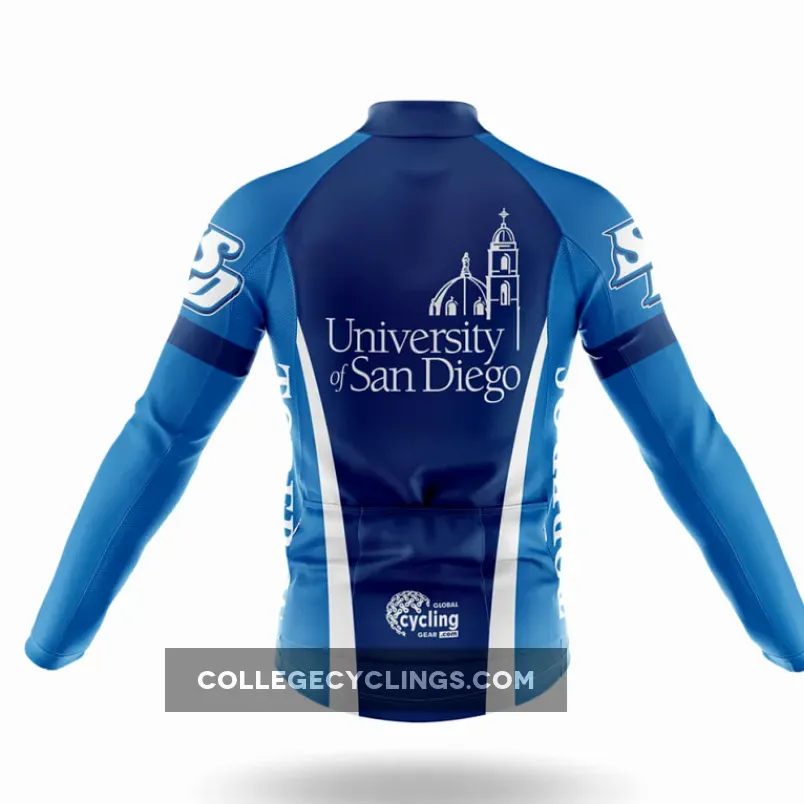 University of San Diego Long Sleeve Cycling Jersey University of San Diego Long Sleeve Cycling Jersey