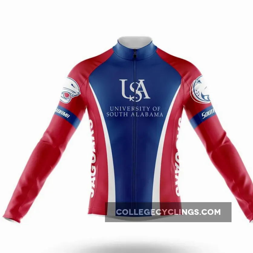 University of South Alabama Long Sleeve Cycling Jersey