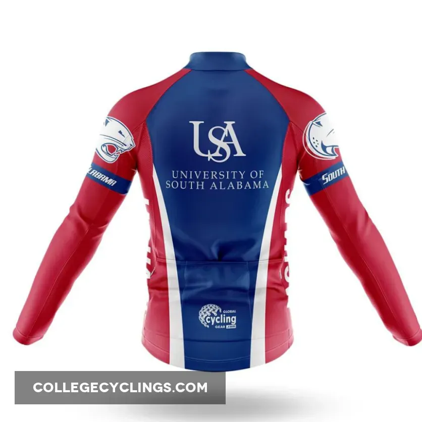 University of South Alabama Long Sleeve Cycling Jersey University of South Alabama Long Sleeve Cycling Jersey