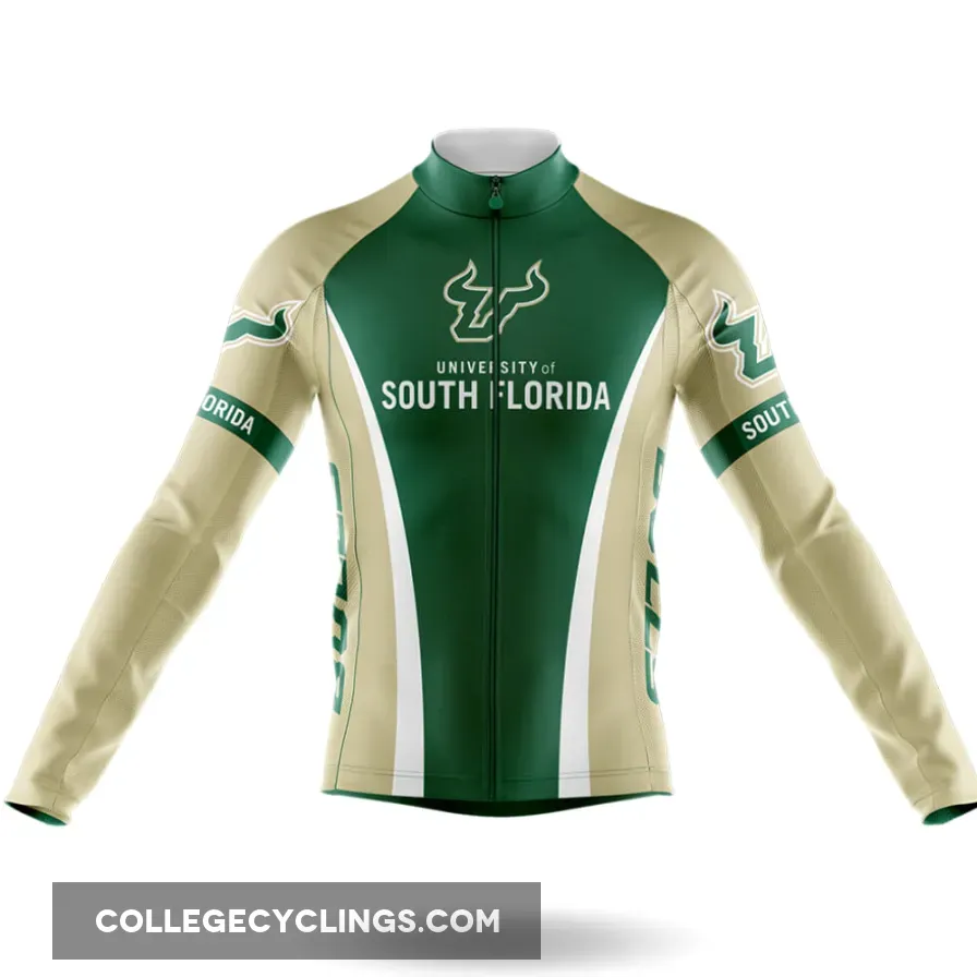 University of South Florida Long Sleeve Cycling Jersey