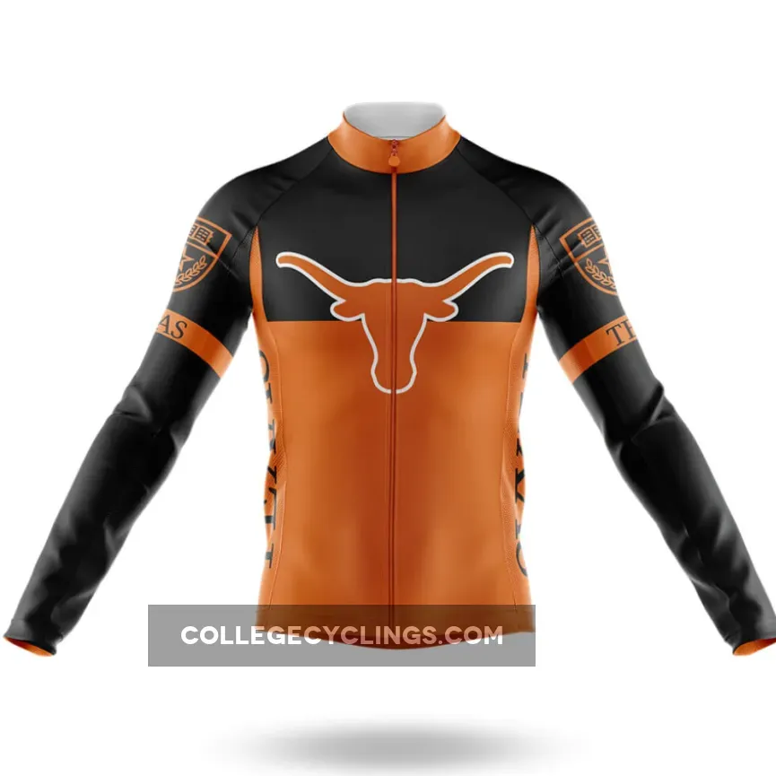University of Texas Austin Long Sleeve Cycling Jersey Ver.2