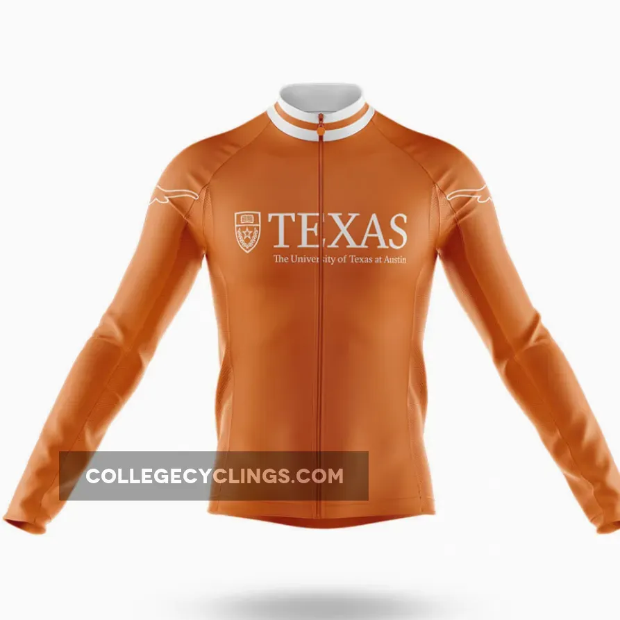 University of Texas Austin Long Sleeve Cycling Jersey Ver.3