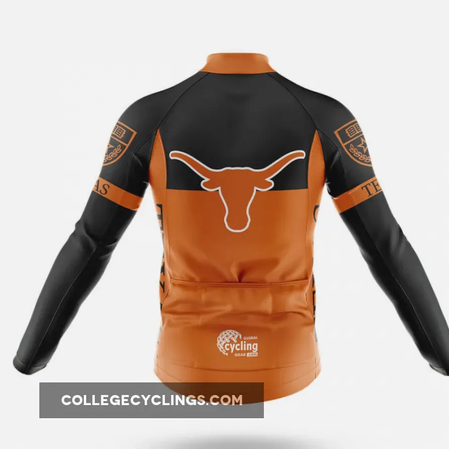 University of Texas Austin Long Sleeve Cycling Jersey Ver.2 University of Texas Austin Long Sleeve Cycling Jersey Ver.2