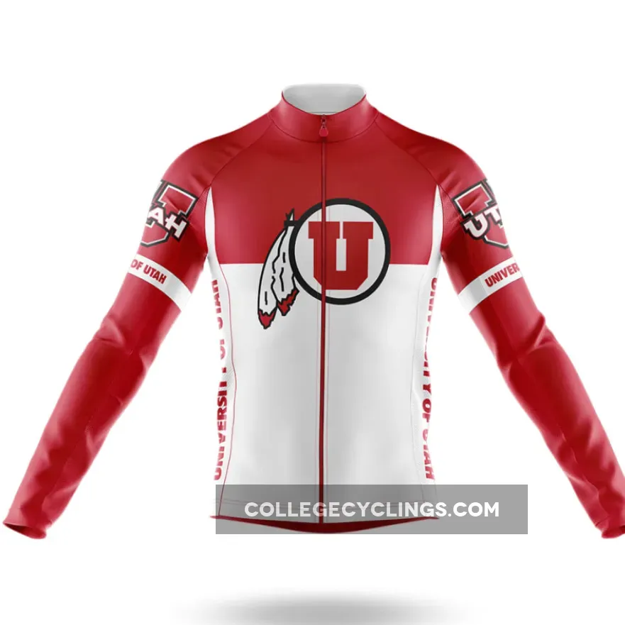 University of Utah Long Sleeve Cycling Jersey Ver.2