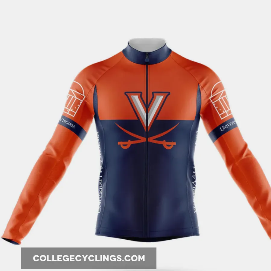 University of Virginia Long Sleeve Cycling Jersey Ver.2