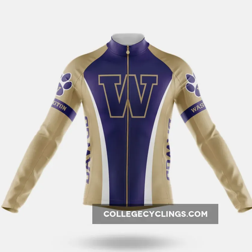 University of Washington Long Sleeve Cycling Jersey