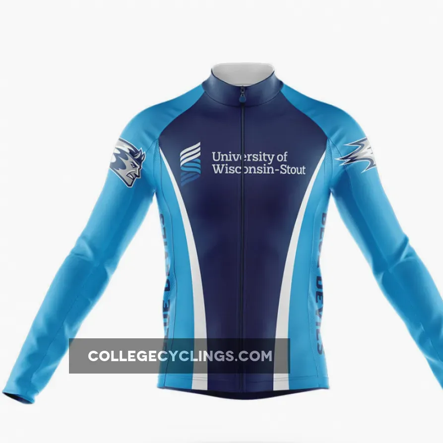 University of Wisconsin-Stout Long Sleeve Cycling Jersey