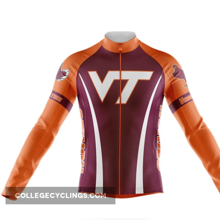 Virginia Tech Long Sleeve Cycling Jersey