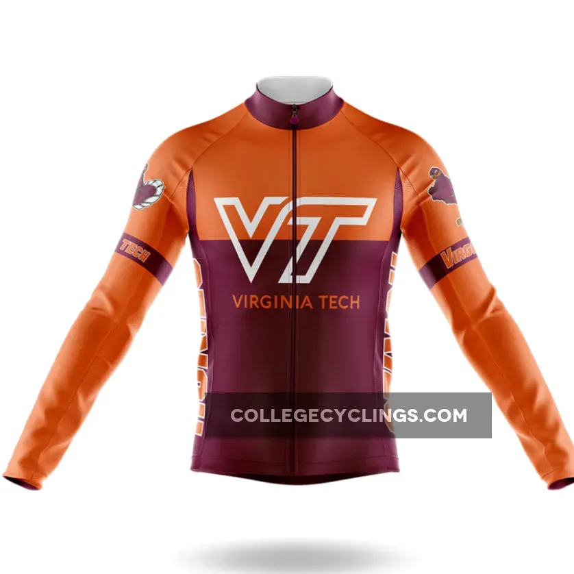 Virginia Tech Long Sleeve Cycling Jersey Ver.2