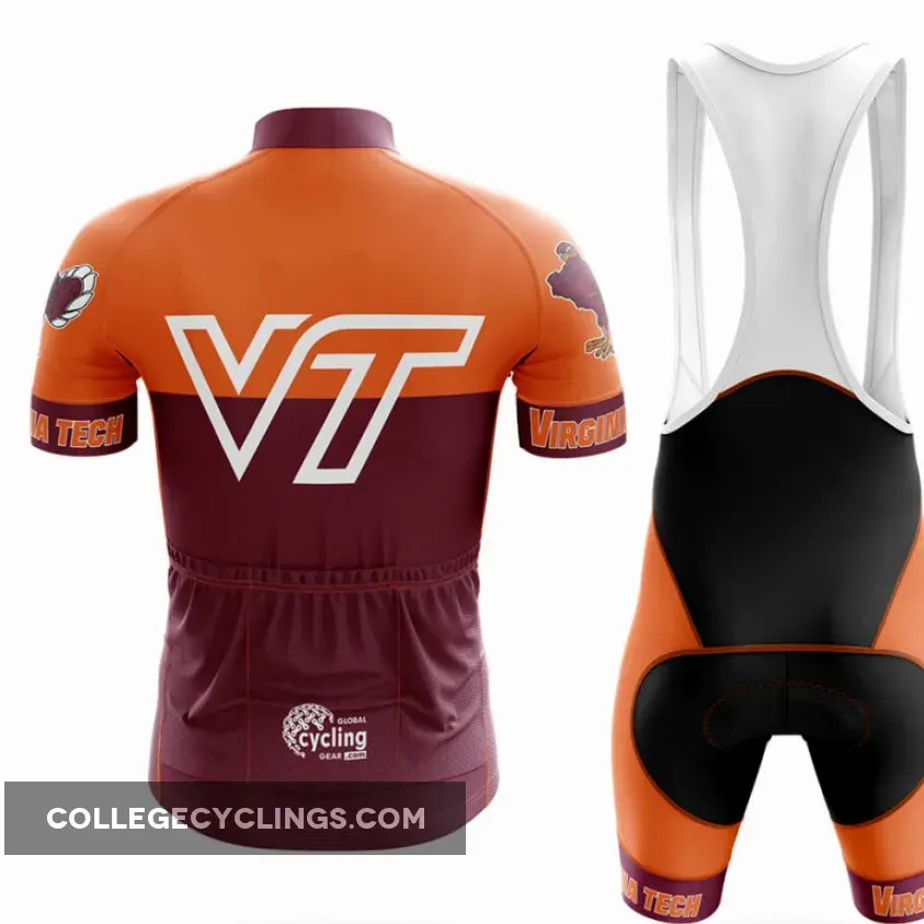 Virginia Tech Long Sleeve Cycling Jersey Ver.2 Virginia Tech Long Sleeve Cycling Jersey Ver.2