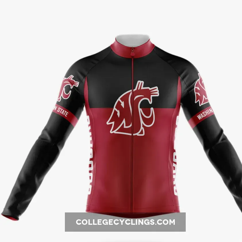 Washington State University Long Sleeve Cycling Jersey Ver.2