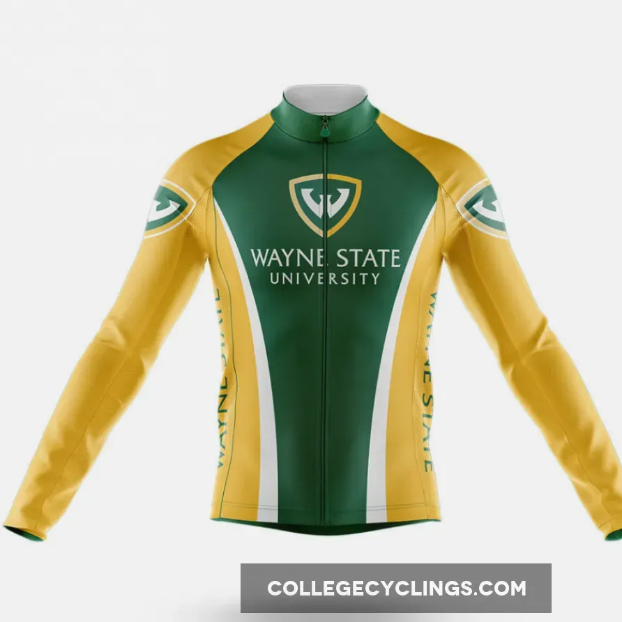 Wayne State University Long Sleeve Cycling Jersey