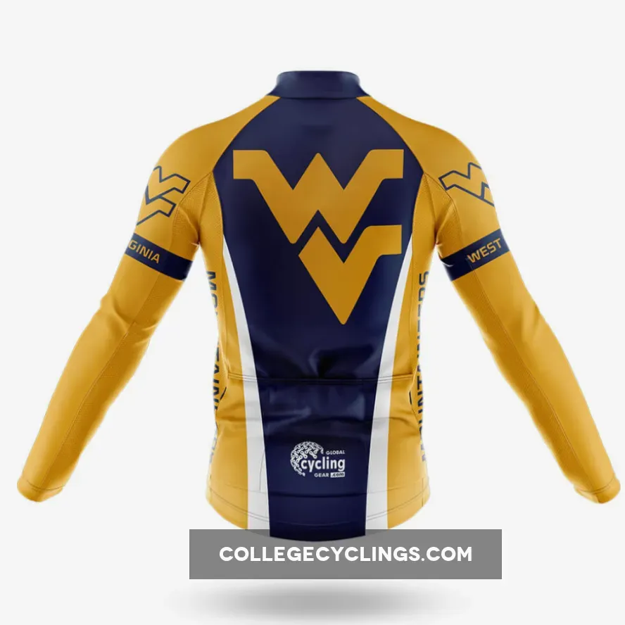 West Virginia University Long Sleeve Cycling Jersey West Virginia University Long Sleeve Cycling Jersey