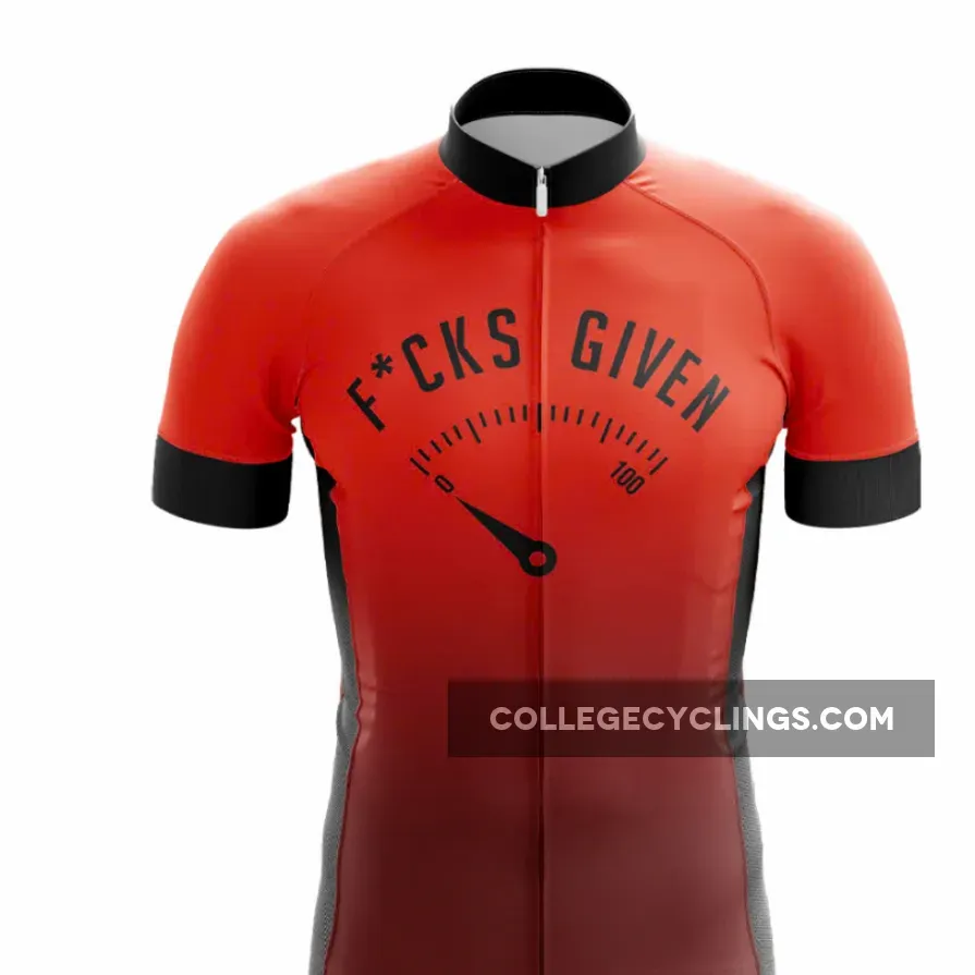 Zero F*cks Given Cycling Jersey